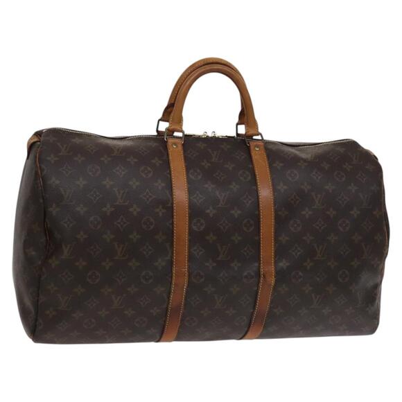 LOUIS VUITTON Monogram Keepall 55 Boston Bag M41424 - Picture 1 of 16